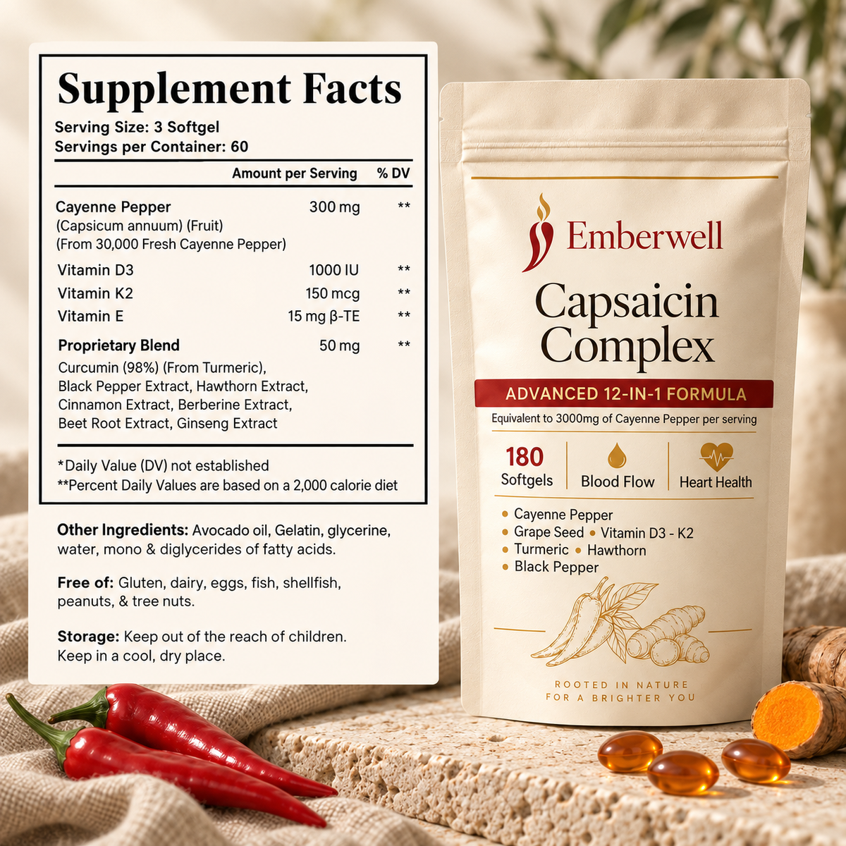 Emberwell Capsaicin Complex
